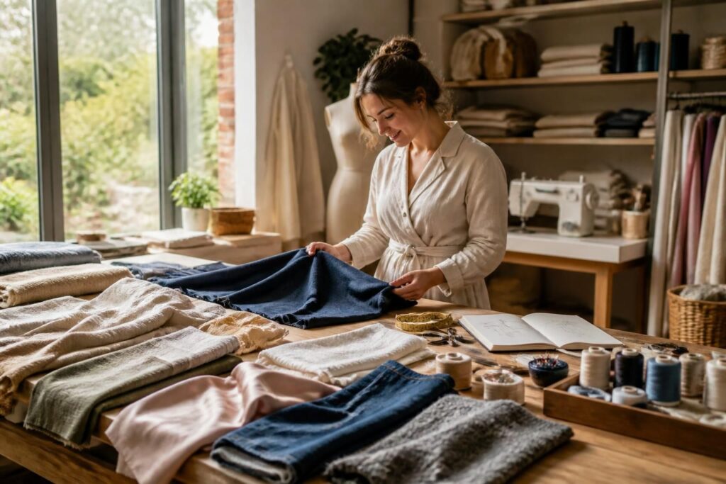 découvrez comment bien choisir vos tissus en apprenant à reconnaître chaque matière, acheter les meilleurs produits et coudre avec succès pour vos projets de couture.
