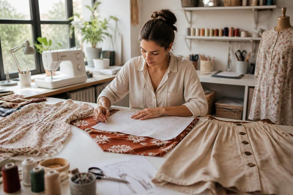 découvrez comment coudre vos vêtements femme facilement : guide pour débuter avec des projets simples comme la blouse, la jupe et la robe. conseils et astuces pour réussir vos créations.
