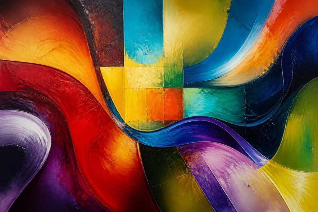découvrez des idées inspirantes pour décorer votre intérieur avec des peintures abstraites colorées, apportant vie et créativité à vos espaces.