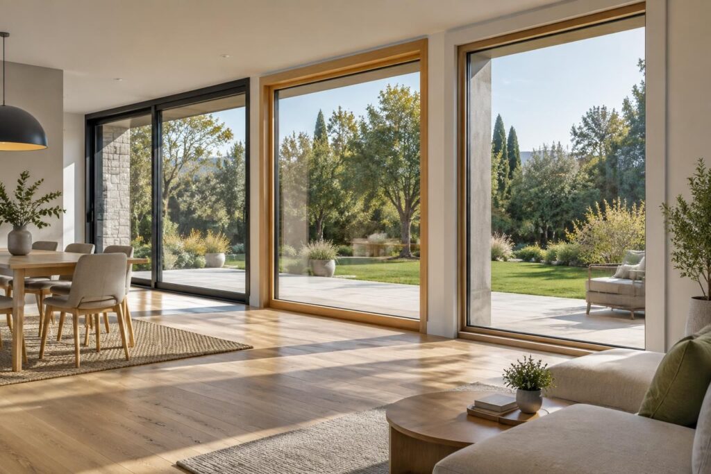 découvrez les solutions d’encadrement de baie vitrée en aluminium, en bois ou rapportées pour créer une finition esthétique, durable et adaptée à votre intérieur.