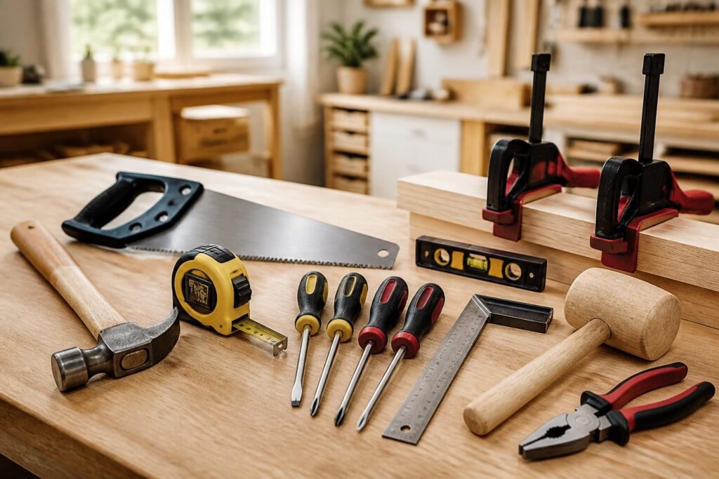 découvrez notre kit d'outils pour travail du bois, idéal pour débuter le bricolage avec des indispensables de qualité pour tous vos projets.