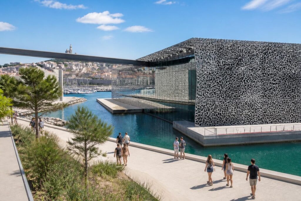découvrez le mucem à marseille, musée dédié aux civilisations de l'europe et de la méditerranée, offrant une riche collection d'arts, d'histoire et de cultures.