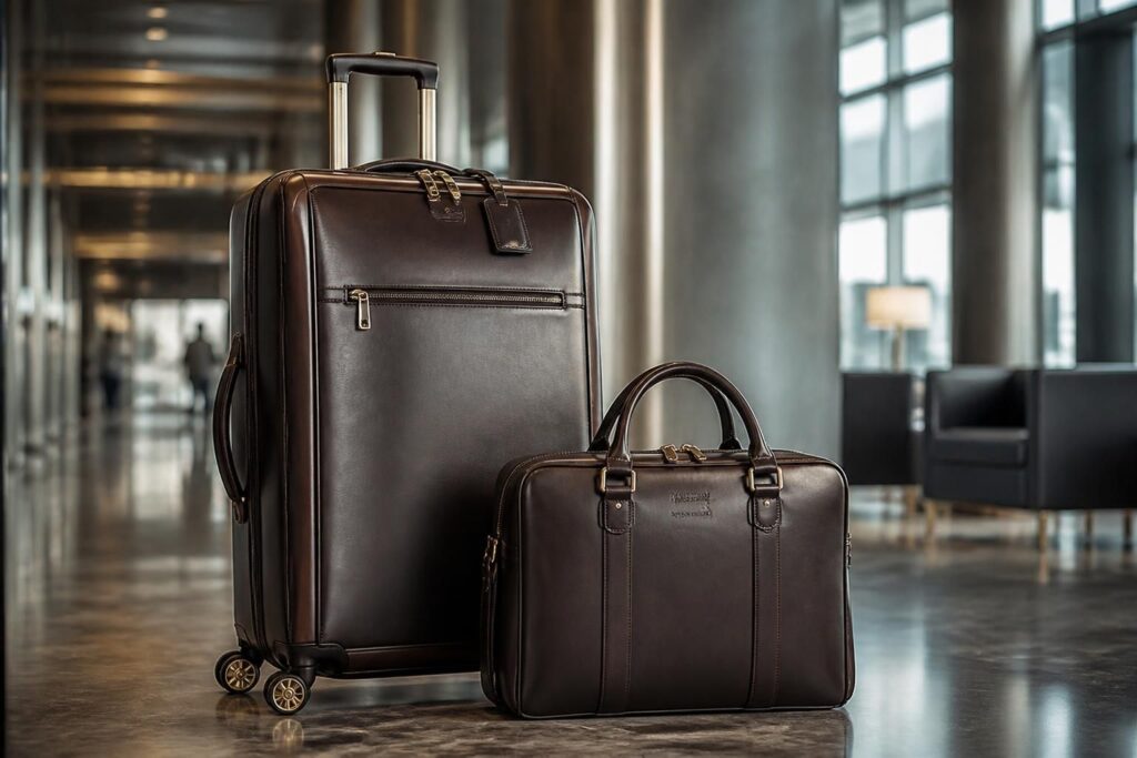 découvrez notre valisette homme et valise en cuir alliant élégance et praticité, parfaites pour vos voyages d'affaires ou personnels avec style.
