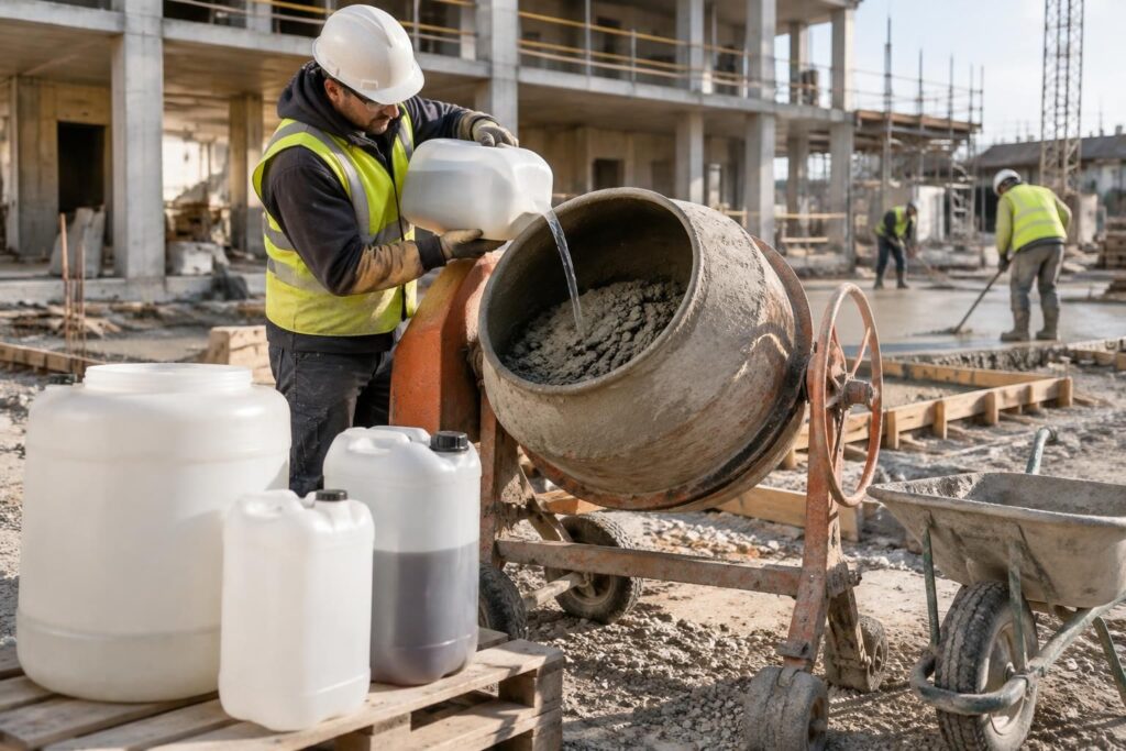 Accélérateur béton : choisir le bon produit pour vos travaux de construction