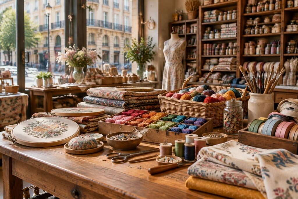 Boutique Modes et Travaux à Paris : où trouver broderie et matériel créatif