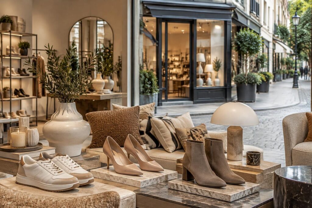 découvrez les adresses tendance, des photos inspirantes et les nouveautés en chaussures et décoration pour trouver vos prochains coups de cœur.